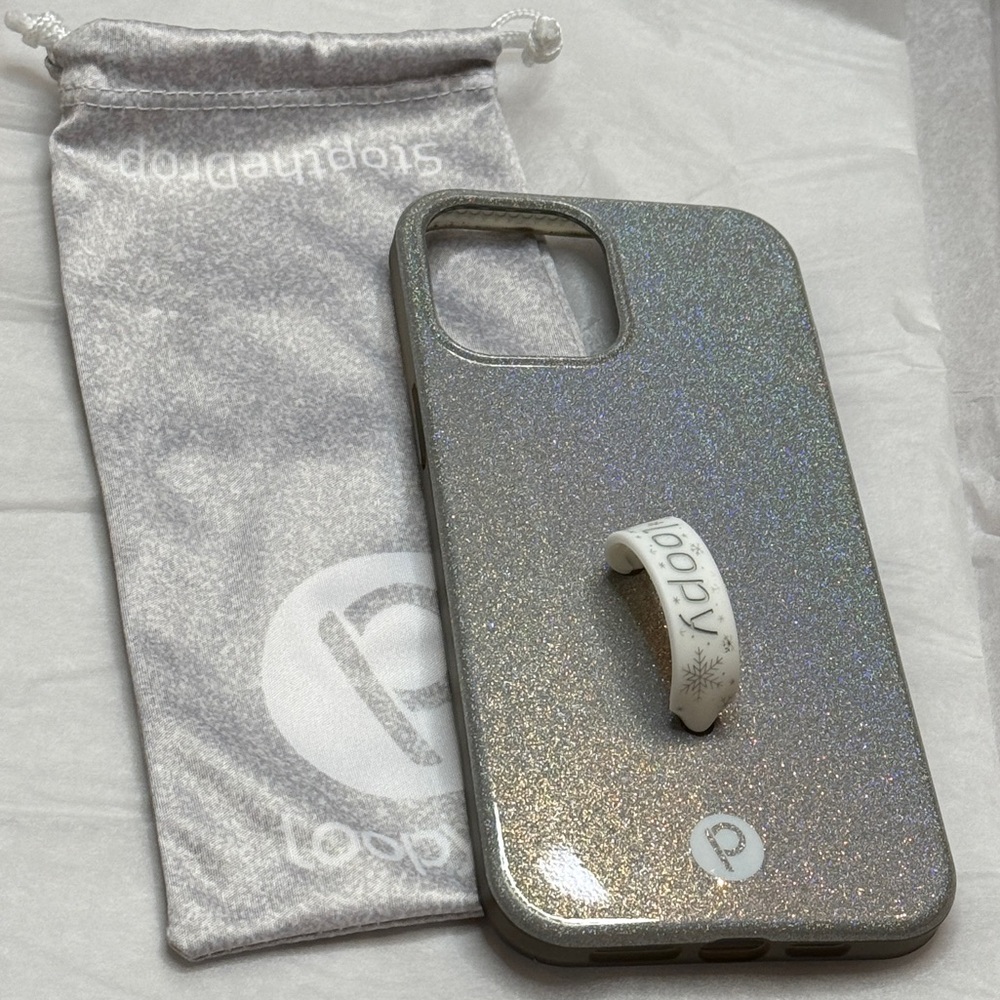 Loopy Case, Sparkle Silver, iPhone 12 Pro Max